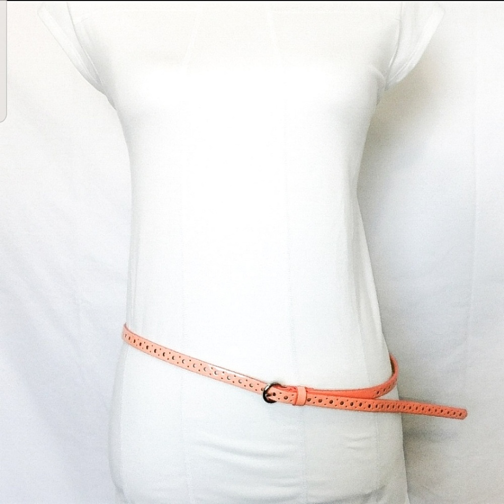 Adjustable Belt •Peaches and Pink •Silver •Large